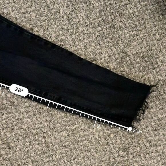 PacSun Black Denim Jeans Dad 26” Eco Retro Mom - Picture 7 of 7